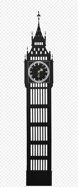 Big Ben Silhouette Wall decal Clip art - Big Ben PNG Transparent 
