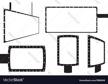 Big Blank Billboard vector image