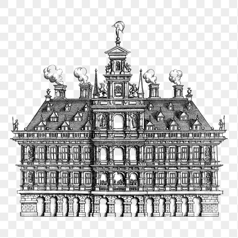 Big building png sticker illustration, | Free PNG - rawpixel