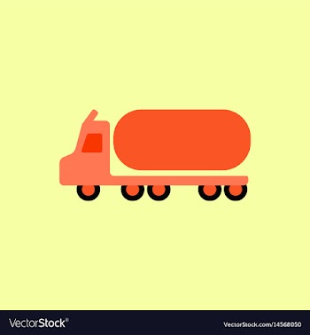 Big car in flat style tank vector image