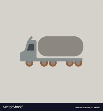 Big car in flat style tank vector image
