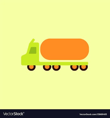 Big car in flat style tank vector image