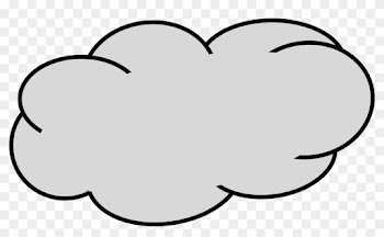 Big Cloud Clipart - Grey Cloud