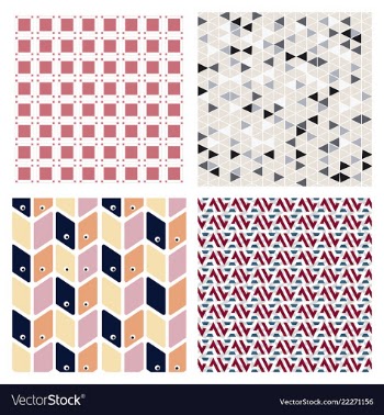 Big collection patterns on different topics vector image
