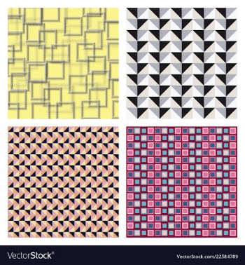 Big collection patterns on different topics vector image