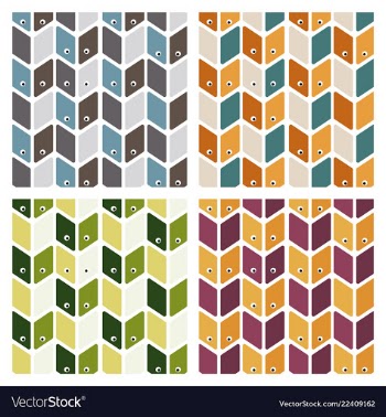 Big collection patterns on different topics vector image