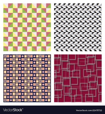 Big collection patterns on different topics vector image