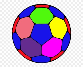 Big - Color Soccer Ball Clipart