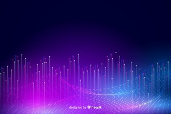 Big data concept abstract background Free Vector
