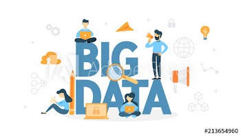 Big data concept illustration