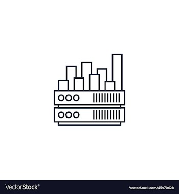 big data creative icon from artificial