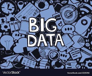  					Big Data Doodle Sketch vector image														