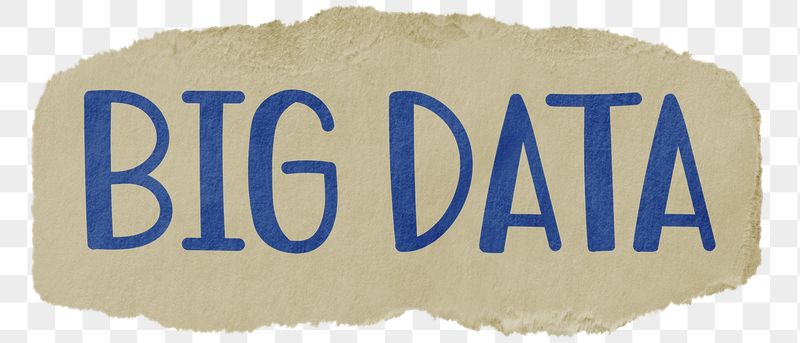 Big data png word sticker | Free PNG - rawpixel