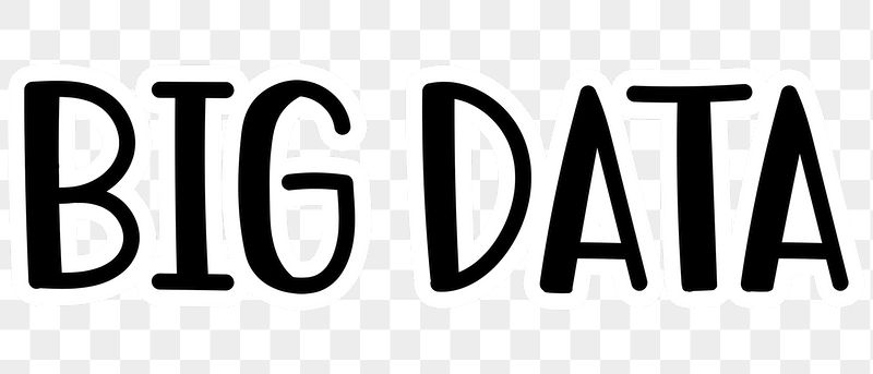 Big data png word sticker | Free PNG - rawpixel