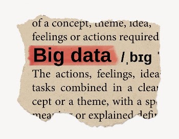 Big data ripped dictionary, editable | Free PSD - rawpixel