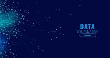 Big data visualization mesh diagram concept background Free Vector