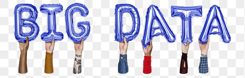 Big data word png, hands | Free PNG - rawpixel