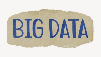Big data word, torn craft | Free PSD - rawpixel