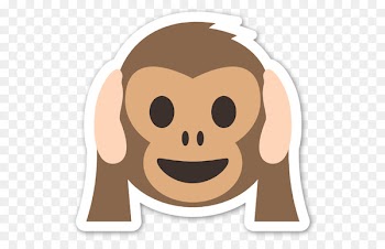 Big Emoji - Tic Tac Toe Emoticon Three wise monkeys Smiley - Emoji 