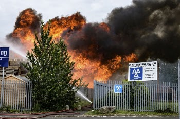 Big fire accident. Original public | Free Photo - rawpixel