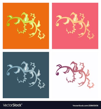Big floral set for spring design floral elements vector image