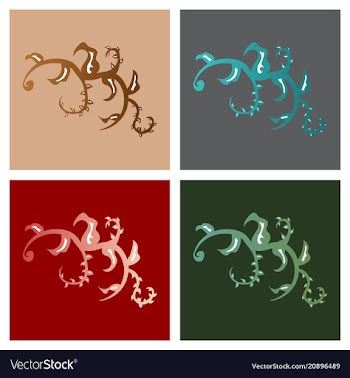Big floral set for spring design floral elements vector image