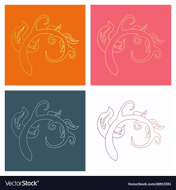 Big floral set for spring design floral elements vector image
