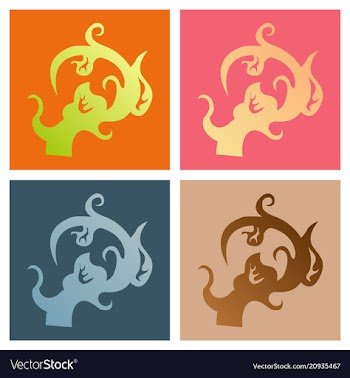 Big floral set for spring design floral elements vector image