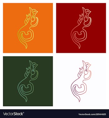 Big floral set for spring design floral elements vector image