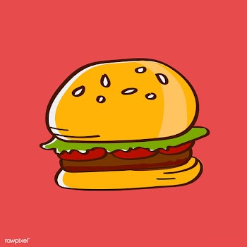 Big hamburger drawing | Free stock vector - 1187049