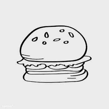 Big hamburger drawing | Free stock vector - 1187053