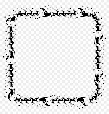 Big Image - Black And White Floral Border