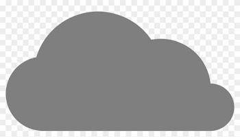 Big Image - Cartoon Grey Cloud Png