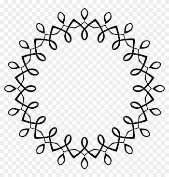 Big Image - Circle Border Clipart Black And White