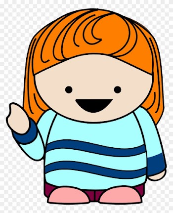 Big Image - Girl Pointing Clipart Png Transparent