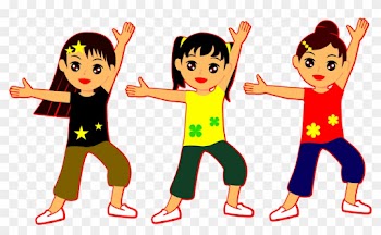 Big Image - Girls Dancing Clipart