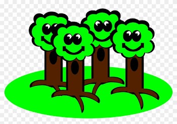 Big Image - Group Of Trees Clipart
