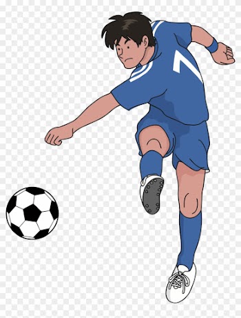 Big Image - Kicking A Soccer Ball Png