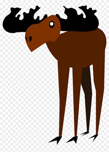 Big Image - Moose I Love Nature Hunting Funny T Shirt Tees