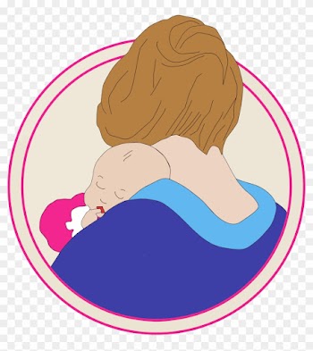 Big Image - Mother With Baby Clipart Png