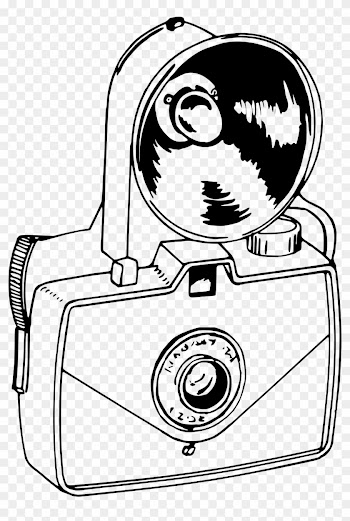 Big Image - Old Fashion Camera Drawing