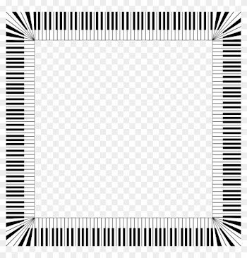 Big Image - Piano Border Clipart