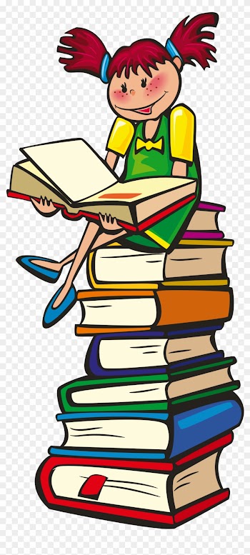 Big Image - Reading Book Clipart