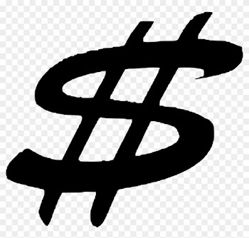Big Image - Slanted Money Sign