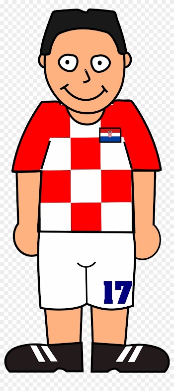 Big Image - Standing Soccer Player Clipart
