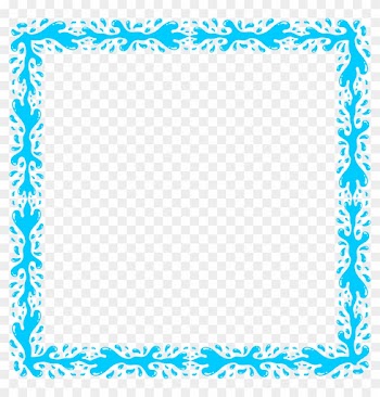 Big Image - Transparent Blue Frame Png