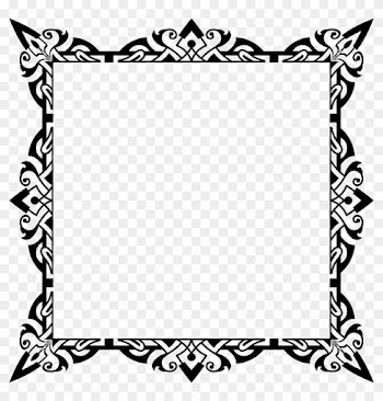 Big Image - Vintage Abstract Borders Transparent