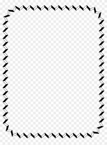 Big Image - Waves Page Border Black And White