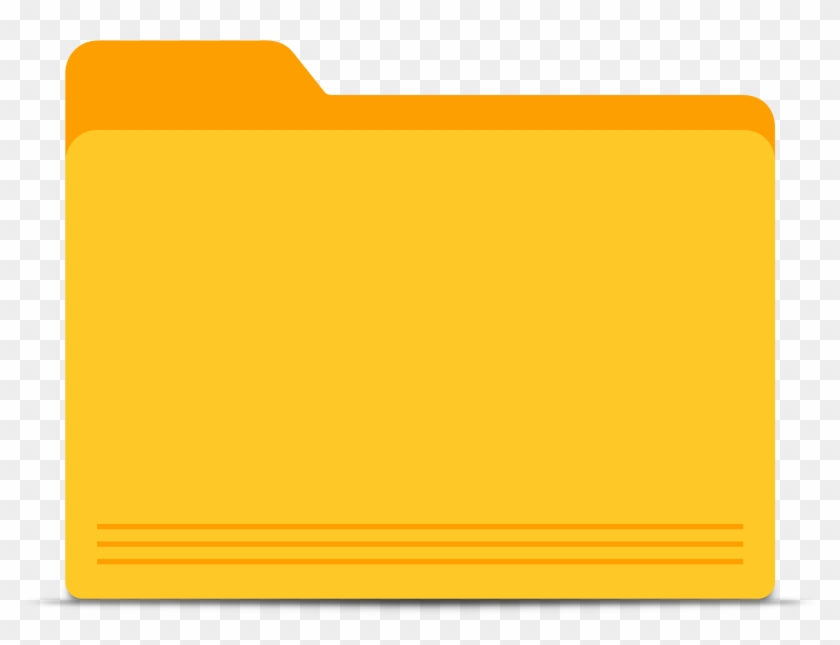 Big Image - Yellow Folder Icon Png