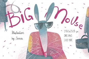Big Mouse craft illustration